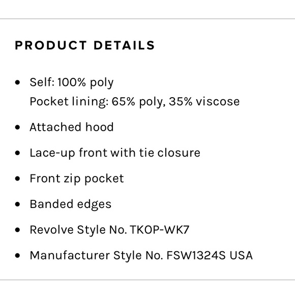 The Kooples Sport Lace Up Hoodie Sweatshirt in Taupe Brown Size XS - Picture 10 of 10